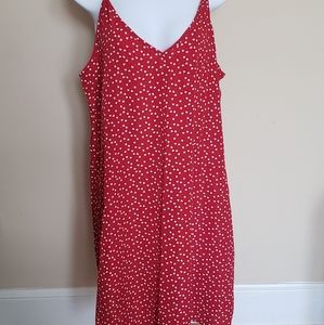 SheIn curve red heart dress size xl